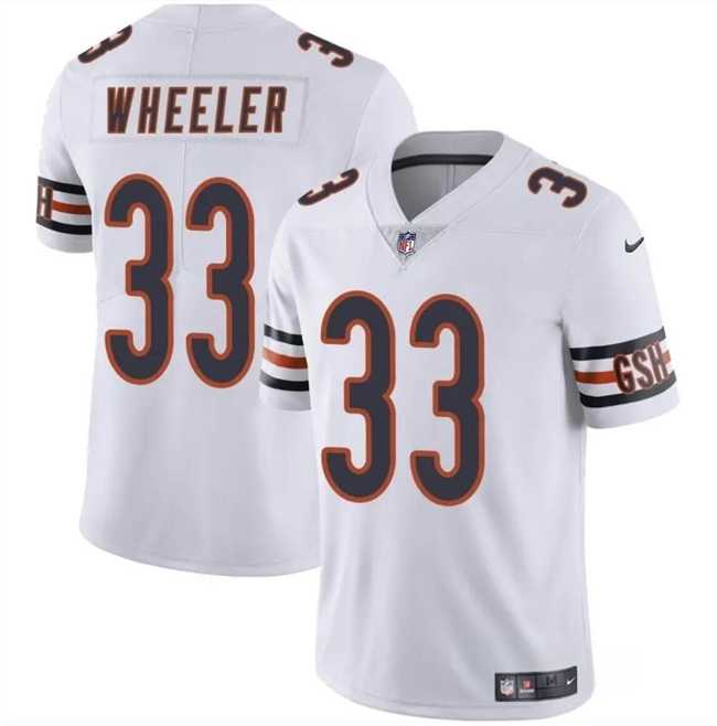 Men & Women & Youth Chicago Bears #33 Ian Wheeler White Vapor Football Stitched Jersey